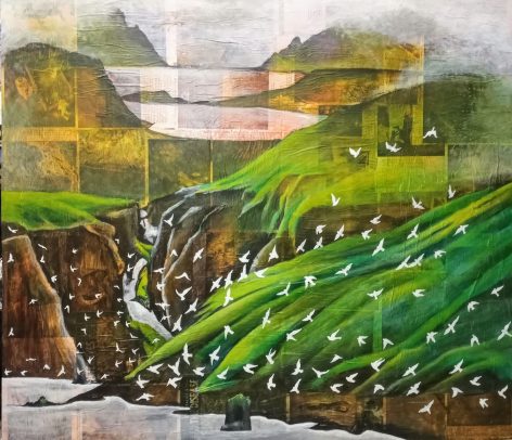 Pure Spirits, 44"x56"x2"